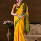 Classic Mysore Semi Silk Saree | Bright Yellow