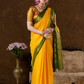 Classic Mysore Semi Silk Saree | Bright Yellow
