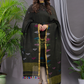 Army Green Linen X Linen 2-Piece Set Kurti & Dupatta (UNSTITCHED) - 117
