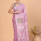 Tissue Jamdani Saree With Bubblegum Pink - 125