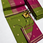 Maheshwari Silk Cotton Saree – Festive Elegance | Olive Green