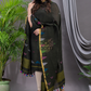 Army Green Linen X Linen 2-Piece Set Kurti & Dupatta (UNSTITCHED) - 117