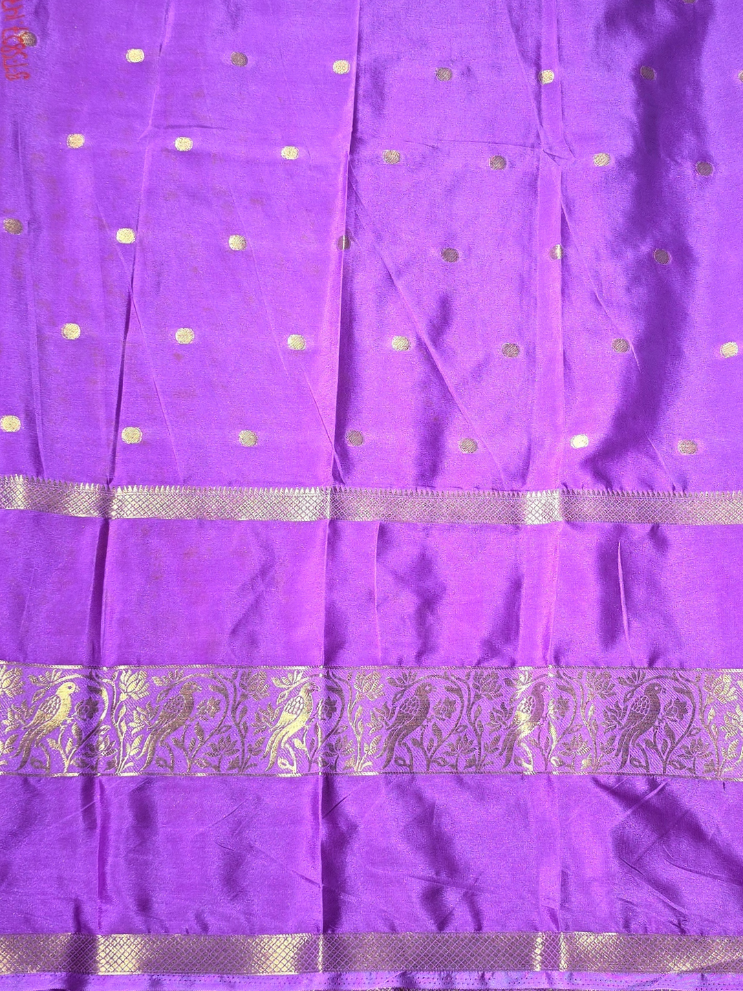 Classic Mysore Silk Saree  |  Dark Purple