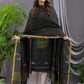 Army Green Linen X Linen 2-Piece Set Kurti & Dupatta (UNSTITCHED) - 117