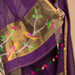 Wine Purpule  Linen X Linen 2-Piece Set Kurti & Dupatta (UNSTITCHED) - 113