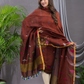 Ruby Red Linen X Linen 2-Piece Set Kurti & Dupatta (UNSTITCHED) - 118