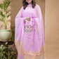 Hot Pink Jamdani 2-Piece Set Kurti & Dupatta (UNSTITCHED) -681