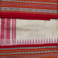 Handwoven Pure Vidarbha Tussar Silk Saree  |  Cherry Red