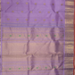 Handwoven Pure Gadwal Silk Saree  |  Lavender