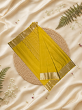 Mysore Silk Saree With Corn Yellow