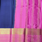 Classic Mysore Silk Saree  |  Navy Blue