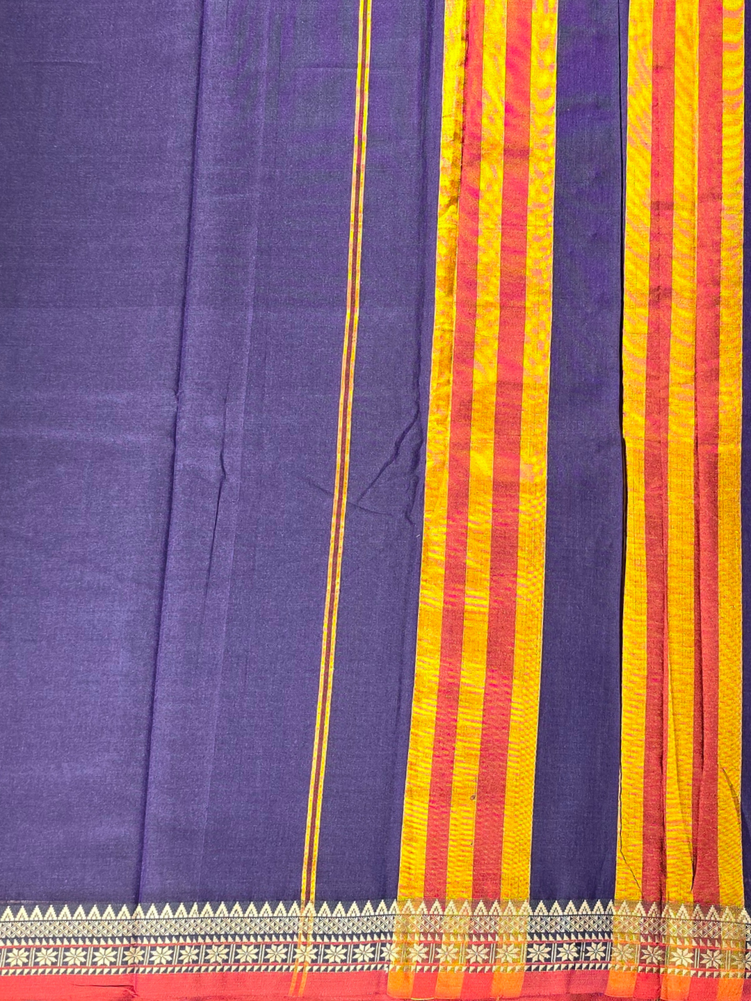 Narayanpet Cotton Saree - Purple