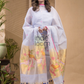 Pale Purpule Jamdani 2-Piece Set Kurti & Dupatta (UNSTITCHED) -682