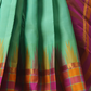 Silk Mark Certified Handloom Kanjivaram Silk Saree  |  Seafoam Teal