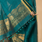 Teal Green | Handloom Jamdani Linen Unstitched 2-Piece Kurti