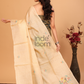 Pure Handloom Tussar Silk Jamdani Dupatta - 032