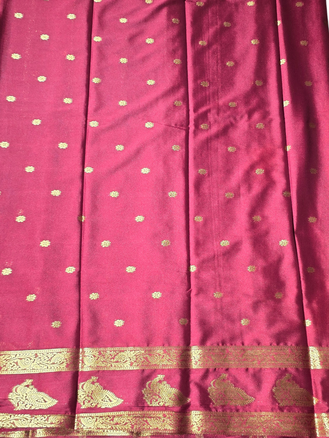 Classic Mysore Silk Saree  |  Bottle Green