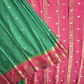 Classic Mysore Silk Saree  |  Bottle Green