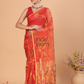 Muslin Tissue Jamdani Saree With Imperial Red - 127