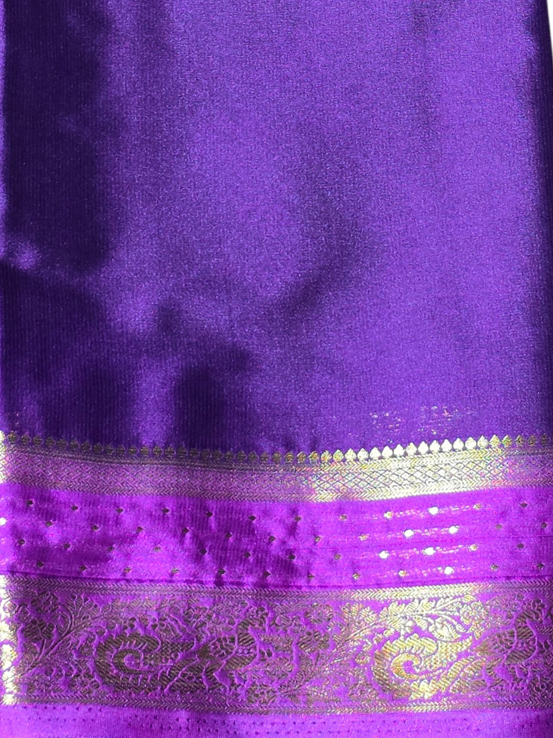 Classic Mysore Silk Saree  |  Purple