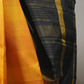 Silk Mark Certified Handloom Kanjivaram Silk Saree  |  Mustard Yellow