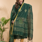 Pine Green Linen X Linen 2-Piece Set Kurti & Dupatta (UNSTITCHED) - 020