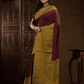 Marron Cotton Silk Saree - 008 - indeloom