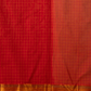 Traditional Narayanpet Cotton Saree | Classic Red