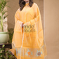 Turmeric Orange Jamdani 2-Piece Set Kurti & Dupatta (UNSTITCHED) -682
