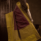 Marron Cotton Silk Saree - 008 - indeloom