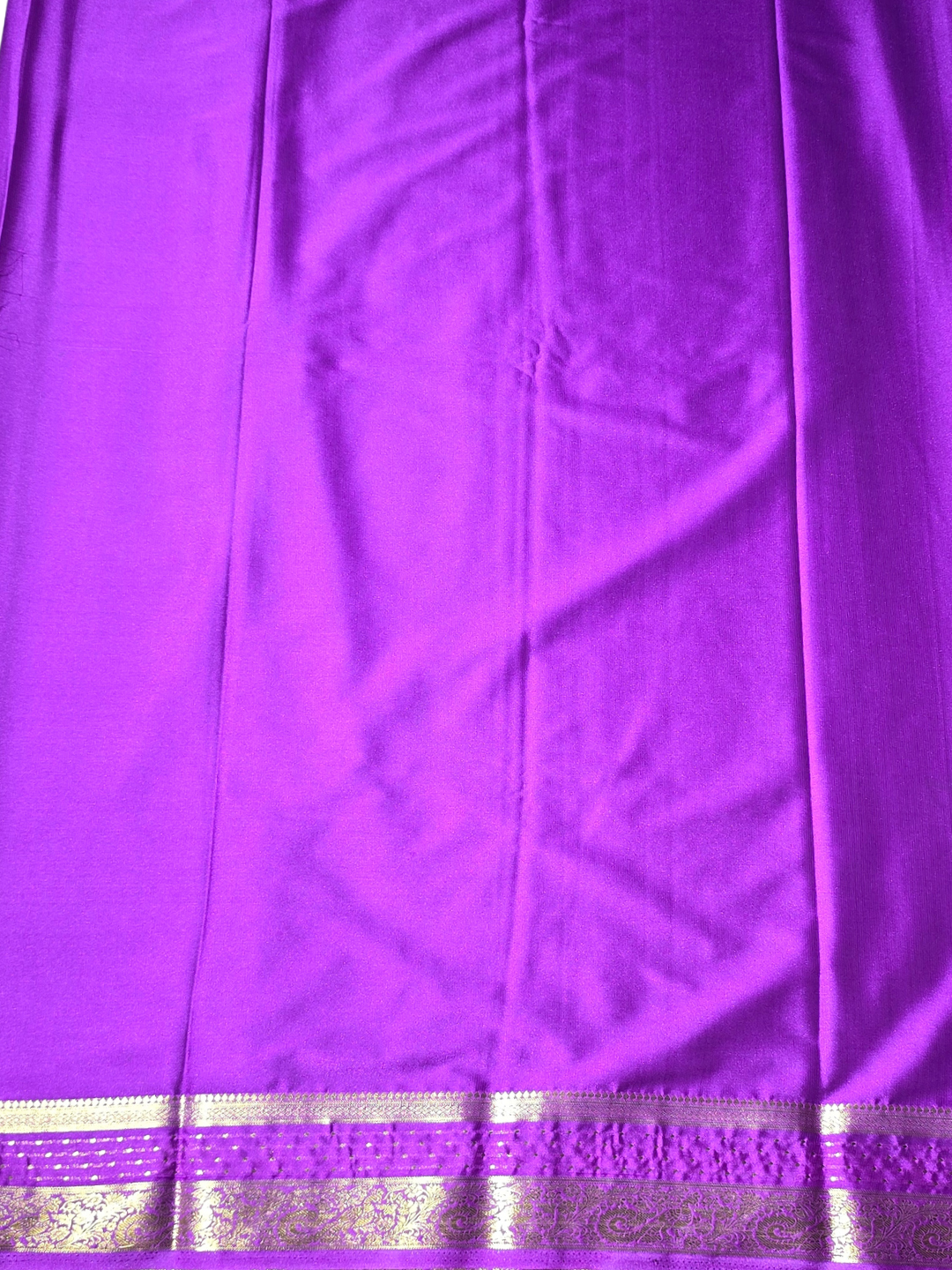 Classic Mysore Silk Saree  |  Purple