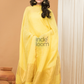 Linen Jamdani Unstitched 2-Piece Kurti  |  Mango Yellow