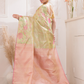 Patra Prabha - Leaf-toned silk with koorai butta and temple zari