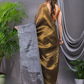 Tissue Silk Saree With Olive Green - 009