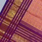 Handwoven Pure Gadwal Silk Saree  |  Terracotta Red