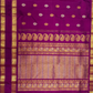 Handwoven Pure Gadwal Silk Saree  |  Mulberry Purple