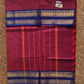 Kanchi Cotton|Maroon & Blue