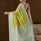 Classic Benarasi Semi Silk Saree | Lime Green