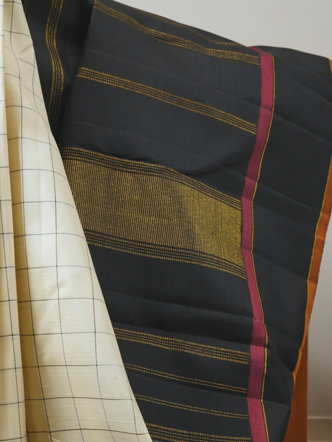 Kanjivaram Saree in Off-white