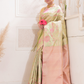 Patra Prabha - Leaf-toned silk with koorai butta and temple zari
