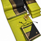 Maheshwari Silk Cotton Saree – Festive Elegance |  Olive Green