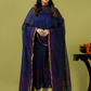 Handwoven Jamdani cotton Unstitched 2-piece Kurti | Deep Navy Blue