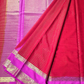 Classic Mysore Silk Saree  |  Coral Red