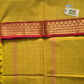 Kanchi Cotton|Leaf Yellow & Red