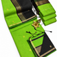 Maheshwari Silk Cotton Saree – Festive Elegance | Parrot Green