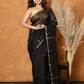 Maheshwari Silk Cotton Saree – Festive Elegance | Black