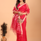 Silk Jamdani Saree With True Black - 151