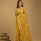 Jamdani Saree With Golden Yellow - 02 - indeloom