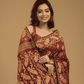 Umber Brown Cotton Silk Jamdani Saree - 022