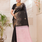 Off Black Pure Silk Mark Certified 1 Gram Gold Kanjeevaram Saree - 038
